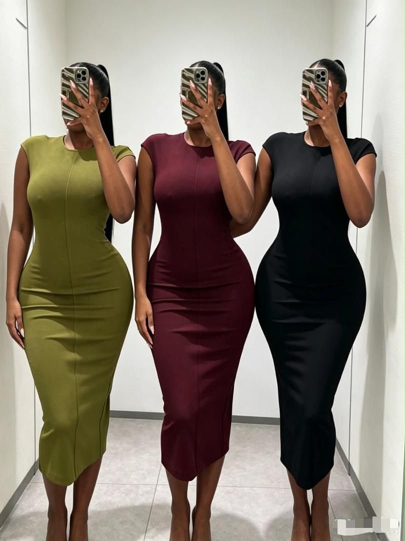 Bodycon dress knitted