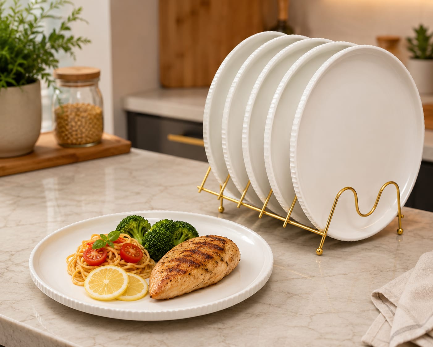 11 inches Premium round dinner plates