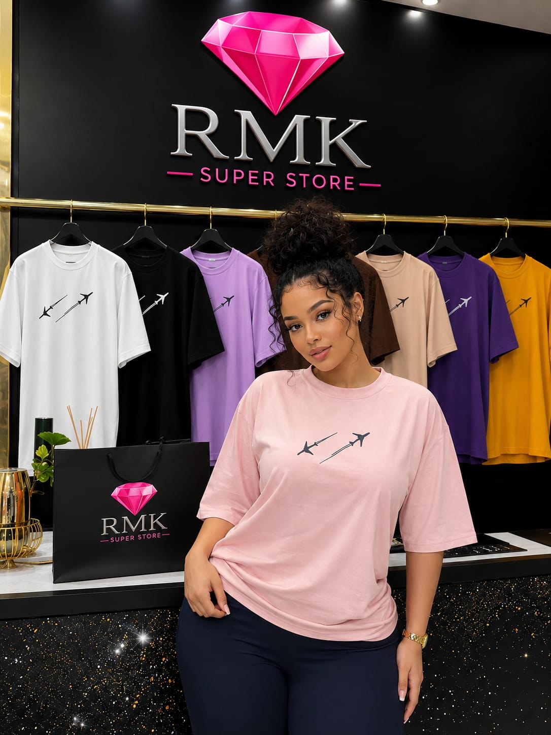 Aeroplane cotton baggy tshirts