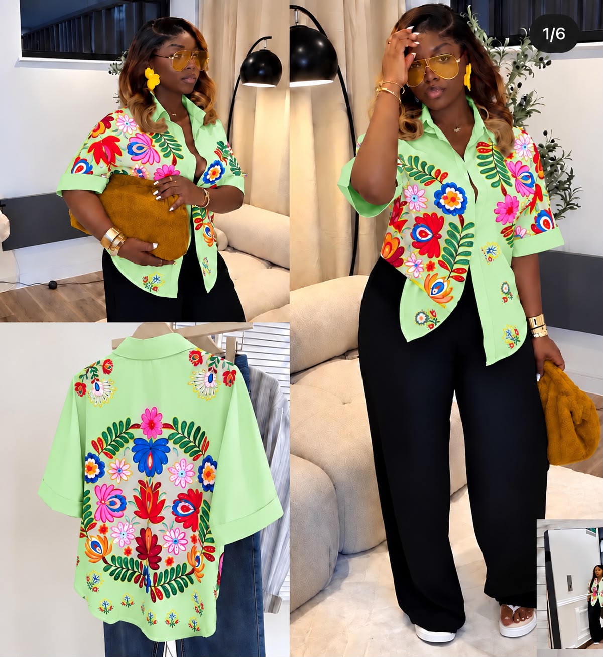 Kelly fashion floral shirt