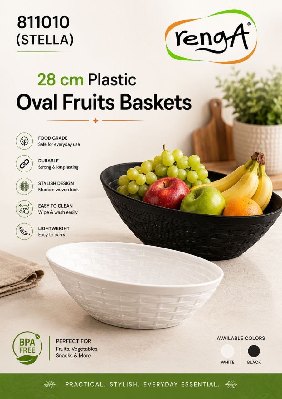 Oval fruit baskets