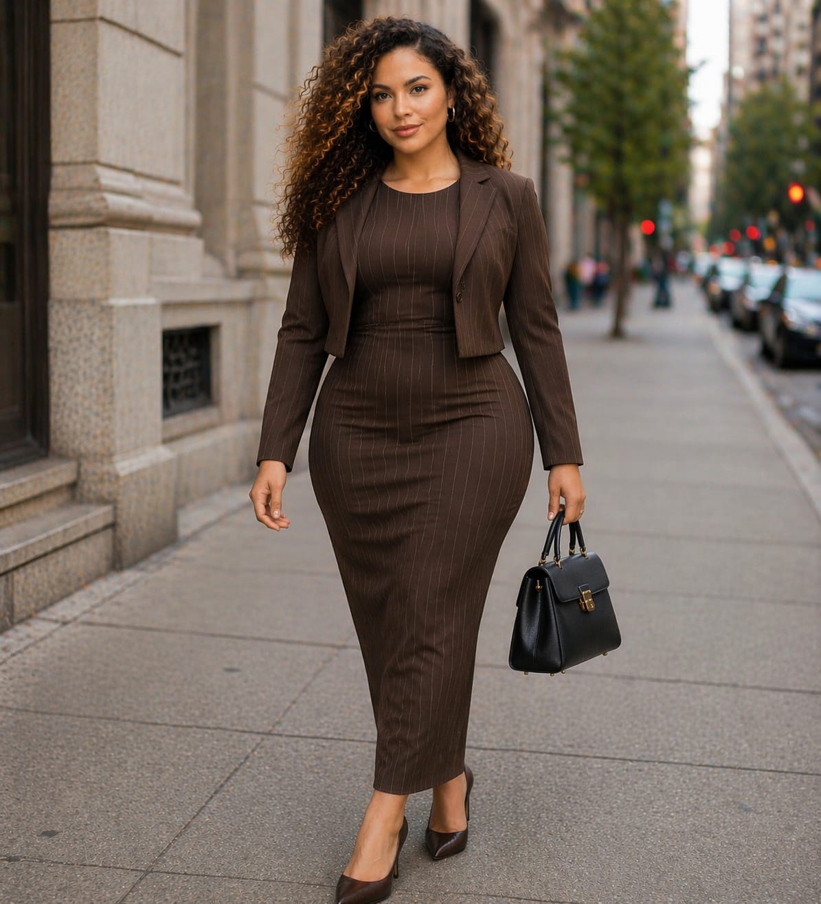 Blazer dress two piece set